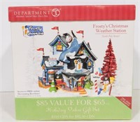 Dept 56 Frosty's Christmas Weather Station