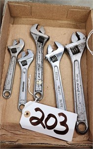 (4) Adjustble Wrenches