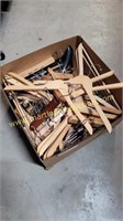 Large Group Of Wood Hangers