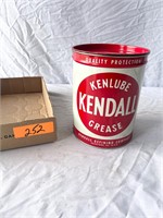 Kendall Grease Can, Very Clean