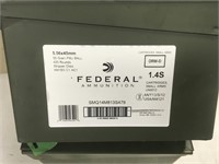 Federal 5.56x45mm 55gr FMJ 420 rounds