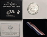 DESEGREGATION SILVER DOLLAR W BOX PAPERS