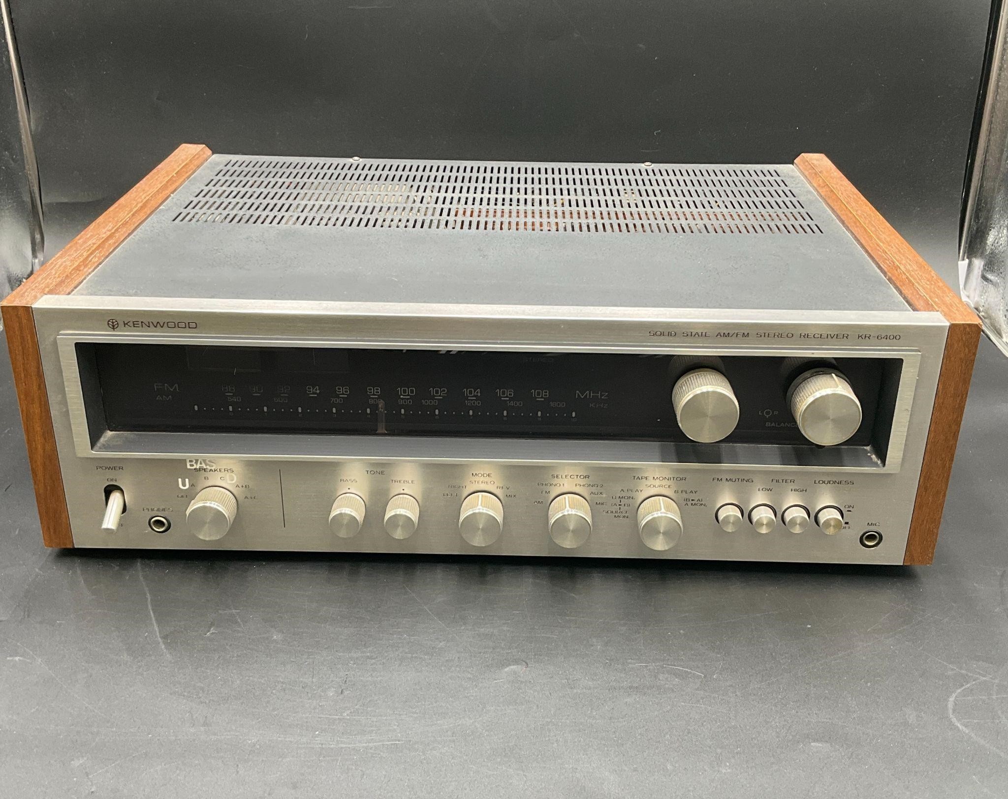 Kenwood Model KR-6400 Stereo Receiver