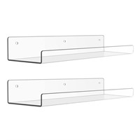 R1102  Upsimples Acrylic Floating Shelves, 15