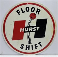 Reproduction Hurst Floor Shift Metal Sign
