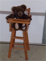 Boyd's Bear 25th Anniversary in Oak High Chair