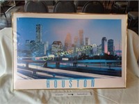 Framed (Pre-Flood) HOUSTON Poster