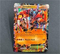 Groudon EX 85/160 Primal Clash Holo Pokemon Card