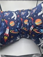 Comfort Bay 20x40 Space Print Blue Body Pillow NEW