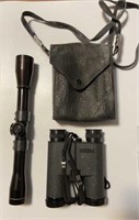 Leupold Scope and Pentax Binoculars