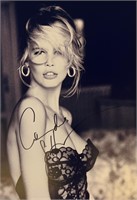 Autograph COA Claudia Schiffer Photo