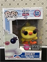 Funko Pop Toy Story 4 Ducky Flocked FYE Exclusive