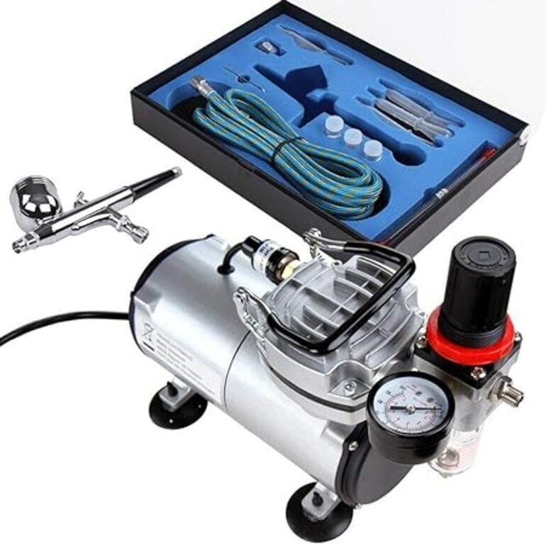 Timbertech Airbrush Compressor Kit ABPST05, Single