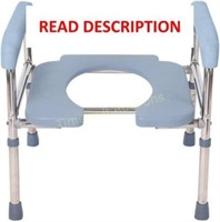 Toilet Chair Commode  Extra Wide  400 Lbs