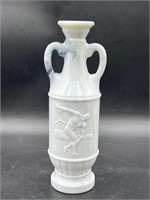 Jim Beam Slag Milk Glass Decanter