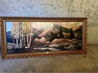 1972 Numbered Windsor Sofa Size Art Landscape