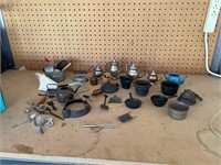 Vintage Miniature Cast Iron Cookware & Toys