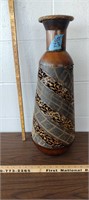 Indoor/Outdoor Large Decorative Vase Metal