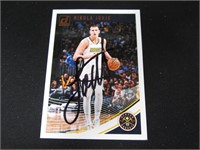 2018-19 DONRUSS NIKOLA JOKIC AUTOGRAPH COA