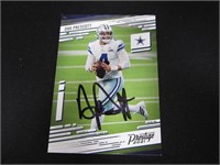 2021 PRESTIGE DAK PRESCOTT AUTOGRAPH COA