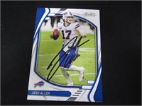 2021 ABSOLUTE JOSH ALLEN AUTOGRAPH COA