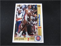 1991-92 UD DENNIS RODMAN AUTOGRAPH COA