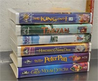 Disney VHS movies, 4 are sealed