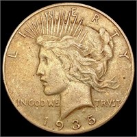 1935-S Silver Peace Dollar LIGHTLY CIRCULATED