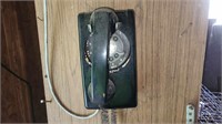 Vintage black rotary phone