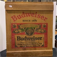 Budweiser, King of Beers - wooden storage case or