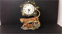 Tiger clock. Battery operated