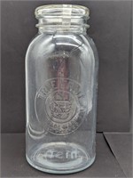 J.H.S True Fruit Half Gallon Clear Jar no Ring