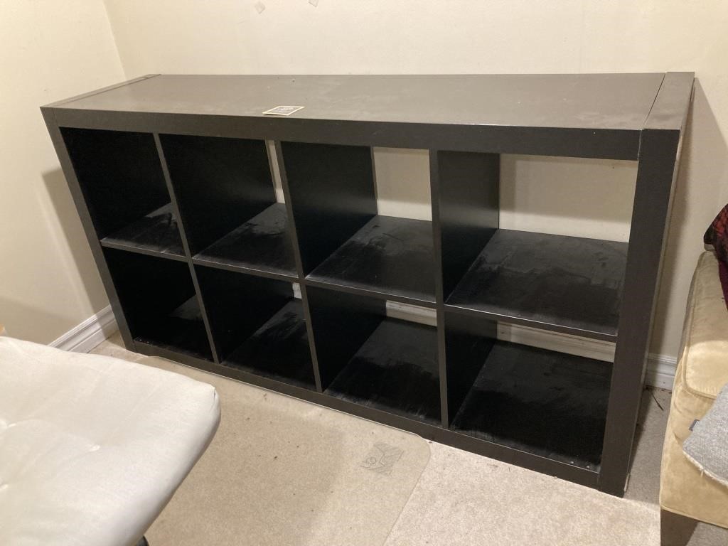 Black Kallax 8 Cube Shelf