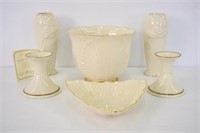 6 PC LENOX LOT - PLANTER 6"H