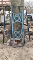 3 Ornate Aluminum Panels - Porch Railings /