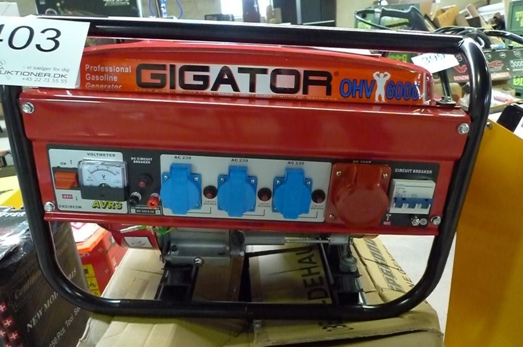 Generator, Gigator OHV 6000 | Campen