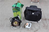 Elec. power tools, sprayer & travel bag