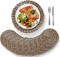 Woven Placemats (Set of 10)  Round 15 inch