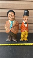 Vintage Universal Studio Laurel and Hardy Figures