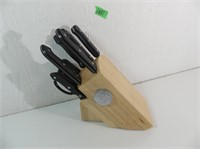 Knife Set w/Block, used