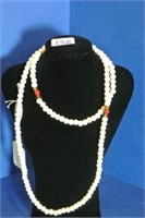 Ivory Beaded Fashion Necklace