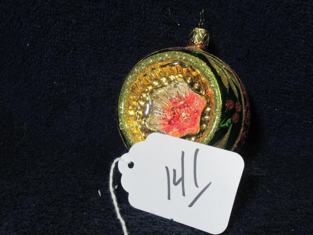 GERMAN GLASS ORNAMENT