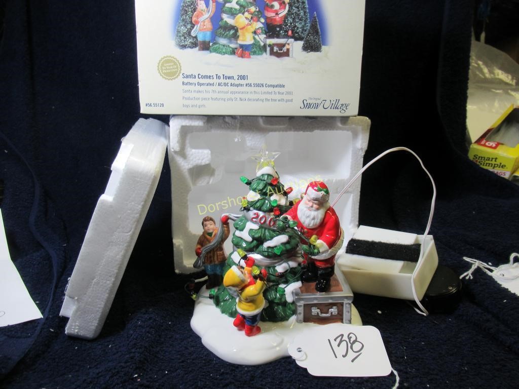 DEPT 56 SANTA COMES TO TOWN - ALL HERE