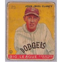 1933 Goudey Bud Clancy