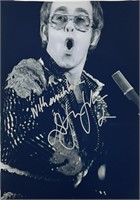 Autograph COA Elton John Photo