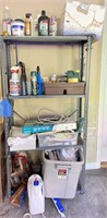 Utility Shelf with Contents