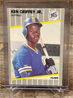 1989 Fleer Baseball Ken Griffey Jr Rookie RC CARD
