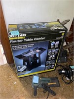Craftsman router table center
