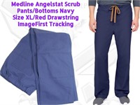 NEW Medline Navy Angelstat Unisex Scrubs Pants XL
