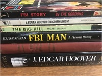 J Edgar Hoover & FBI Book Lot